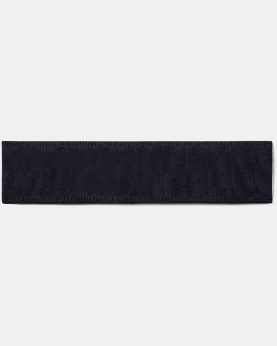 Damen UA Jacquard Perfect Stirnband, Black, pdpMainDesktop image number 1